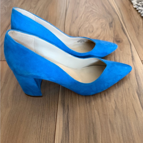 Marc Fisher Shoes - Marc Fisher Zala Pumps in Blue Suede
